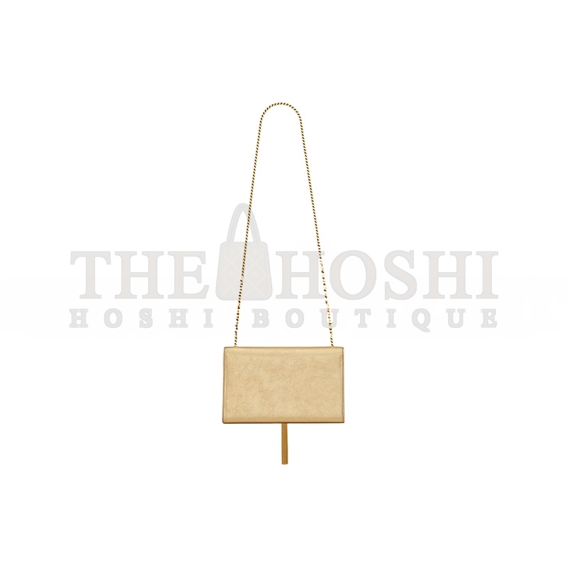 Y51 METALLIC CALFSKIN KATE MONOGRAM TASSEL CHAIN WALLET 354119DUZ0J8030 (24*15*7cm) Master Quality